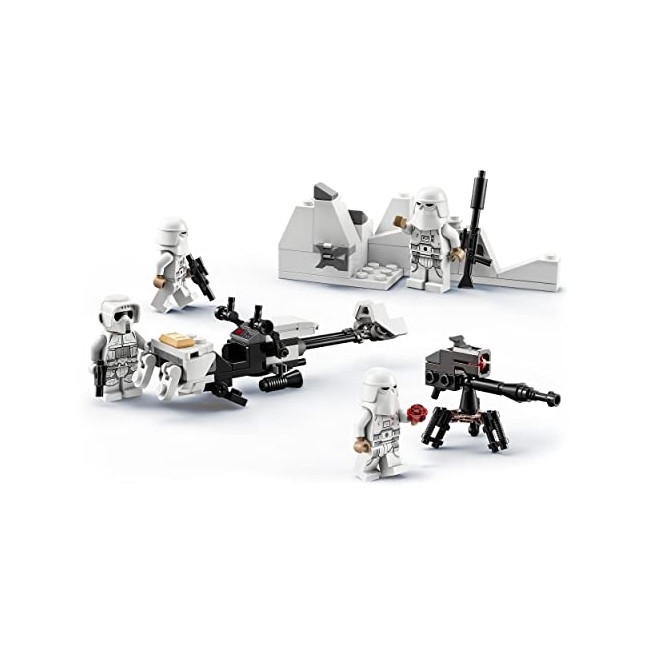 Lego 75320 Star Wars Pack de Combat Snowtrooper, Set Collector avec 4 Figurines, Blaster et Jouet pour Enfant +6 Ans