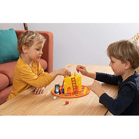 Ravensburger Miam Miaou - La course aux fromages - Jeu de societe enfants - 2 à 4 joueurs dès 3 ans - Jeu évolutif et