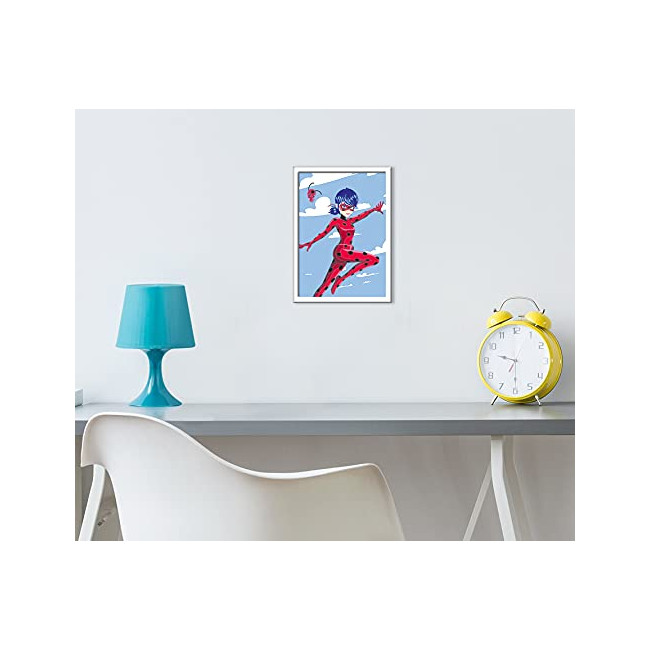 Ravensburger – Numéro d’Art petit format – Miraculous – Loisir créatif – Kit de peinture par numéros – Activité détente