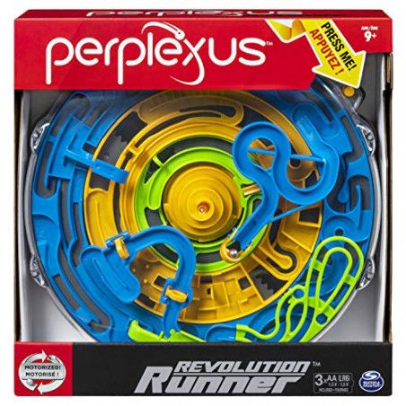 Perplexus Revolution Runner, Labyrinthe en 3D motorisé à mouvement perpétuel, à partir de 9 ans