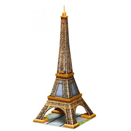 Ravensburger - Puzzle 3D Building - Tour Eiffel - A partir de 10 ans - 216 pièces numérotées à assembler sans colle -