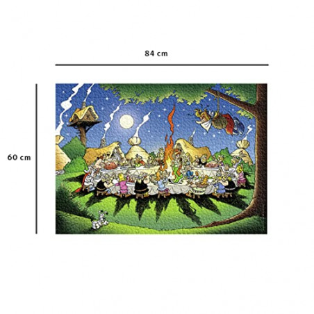 Nathan - Puzzle Adulte - Puzzle N 1500 p - Le banquet - Astérix - 87737