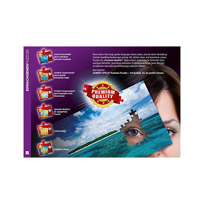 Schmidt Spiele- Puzzle, 59625, Coloré