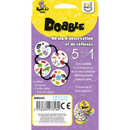 Dobble Classic (Edition 2021) - Asmodee - Jeu de société - Jeu de cartes - Jeu d'observation