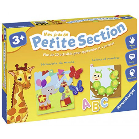 Ravensburger - Jeu Educatif - Mes jeux de petite section - Coffret complet éducatif - 20 activités programme 1e année