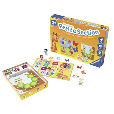 Ravensburger - Jeu Educatif - Mes jeux de petite section - Coffret complet éducatif - 20 activités programme 1e année