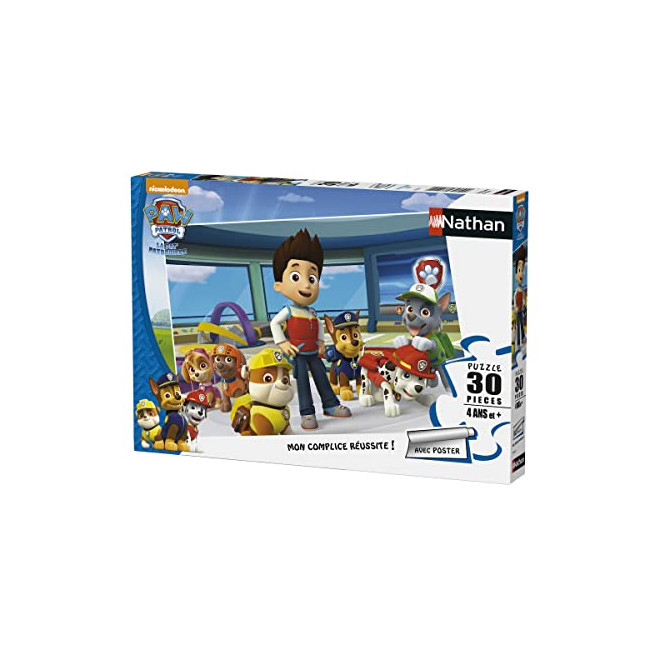 Nathan - Puzzle Enfant - Puzzle 30 p - La Pat'Patrouille réunie - Dès 4 ans - 86354