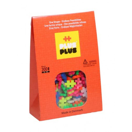 Plus-Plus - Paquet de Construction 300 Pièces Néon, PP3351