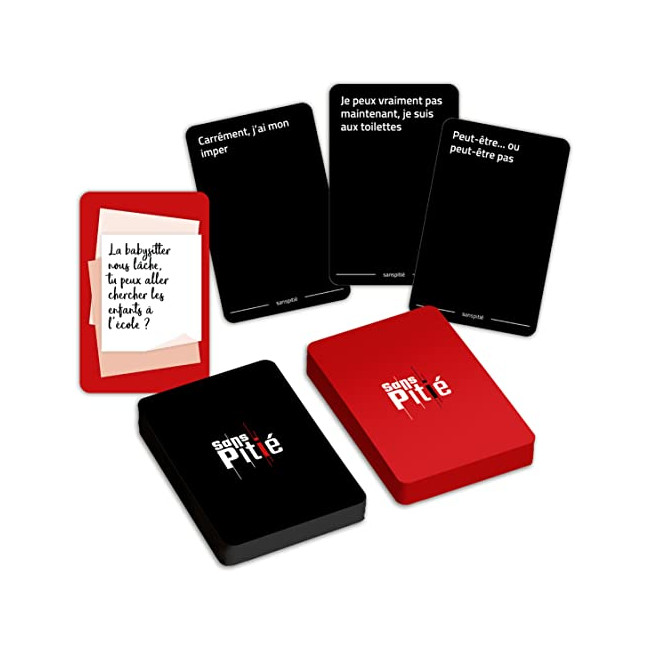 Jeux de société - Sans Pitié - par Blanc Manger Coco & Juduku ?- Fabriqué en France - Jeu de Societe Contenant 600