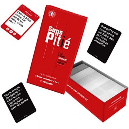 Jeux de société - Sans Pitié - par Blanc Manger Coco & Juduku ?- Fabriqué en France - Jeu de Societe Contenant 600
