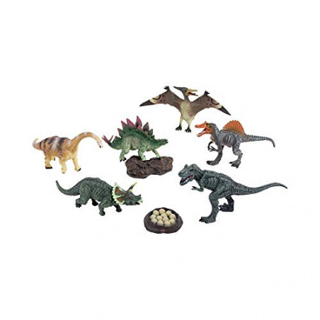 NO MARK Set préhistoire 6 Dinosaures