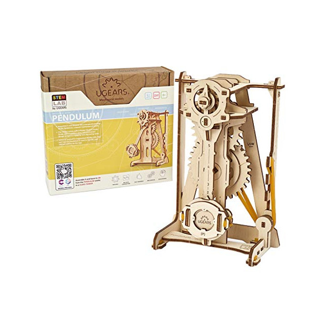 UGEARS STEM Jouets Puzzle 3D - STEM Kit de Construction mécanique en Bois - Puzzle Adulte - Kit scientifiques avec
