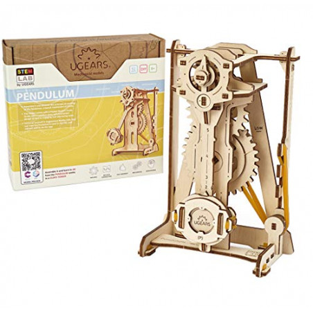 UGEARS STEM Jouets Puzzle 3D - STEM Kit de Construction mécanique en Bois - Puzzle Adulte - Kit scientifiques avec