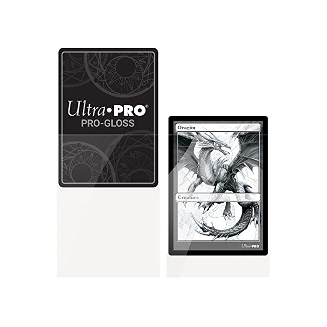 Ultra Pro - 330474 - Jeu De Cartes - Housse De Protection - Transparent - 50 Pièces - D12