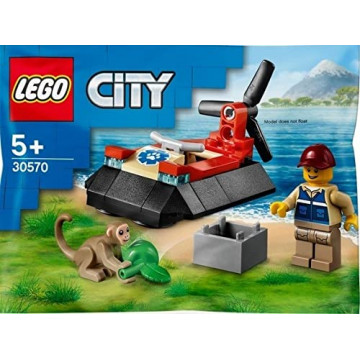 LEGO City Wildlife Rescue Hovercraft Lot de Sacs en Plastique pour aéroglisseur