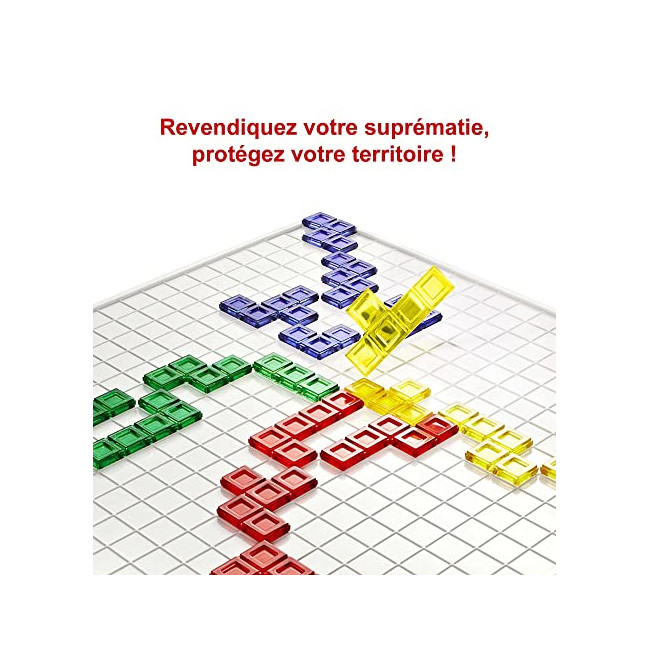 Mattel Games Blokus - Jeu de Société - Jeu de Stratégie - Plateau - Moins d'une Minute pour Apprendre les Règles -