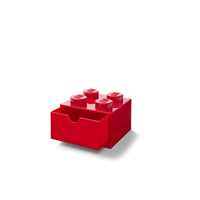 LEGO Boîte de Rangement Empilable avec 4 Boutons