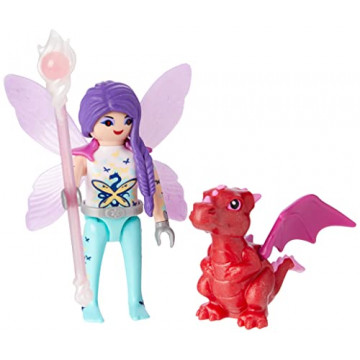 Playmobil Fée avec bébé Dragon multicolor 70299