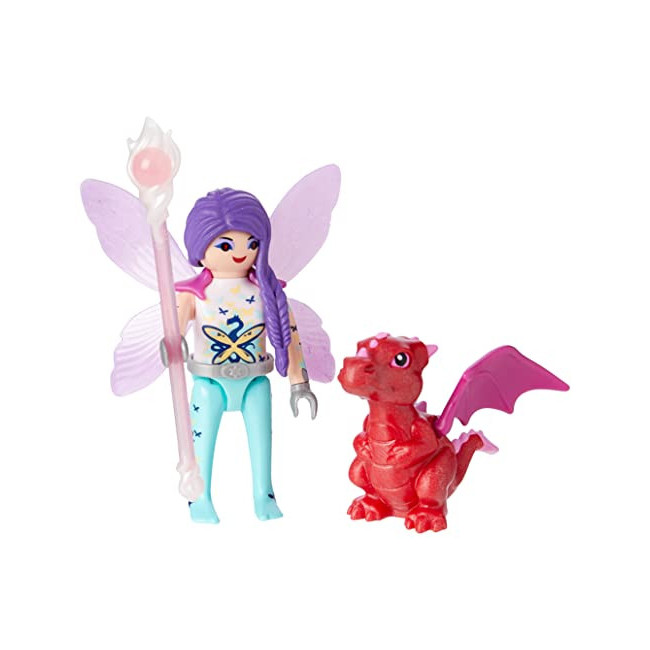 Playmobil Fée avec bébé Dragon multicolor 70299