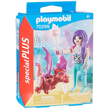 Playmobil Fée avec bébé Dragon multicolor 70299