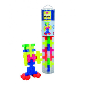 Plus PLUS-PP3286 PLUS PLUS- Tube BIG Néon 15 Pcs-PP3286, PP3286