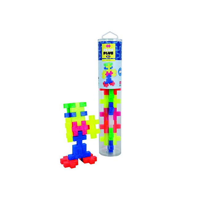 Plus PLUS-PP3286 PLUS PLUS- Tube BIG Néon 15 Pcs-PP3286, PP3286