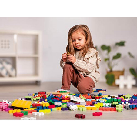 Plus PLUS-PP3286 PLUS PLUS- Tube BIG Néon 15 Pcs-PP3286, PP3286