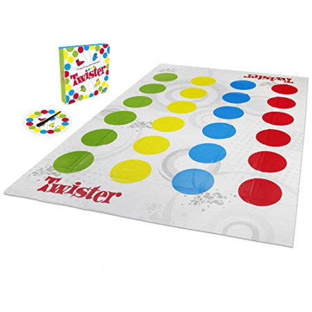 Hasbro Gaming Twister, Jeu de societe fun d'equilibre, Version francaise
