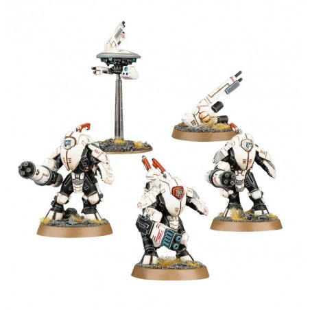 Warhammer 40k - Éxo-armure Stealth / Stealth Battlesuits - 5 figurines