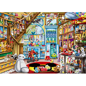 Ravensburger - Puzzle Adulte - Puzzle 1000 p - Le magasin de jouets / Disney - 16734