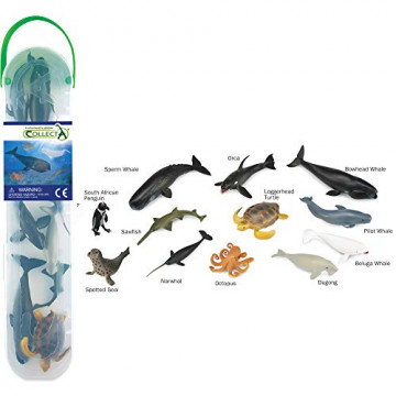 Collecta Animaux de mer Donne des mini-12 pièces 7-11 cm