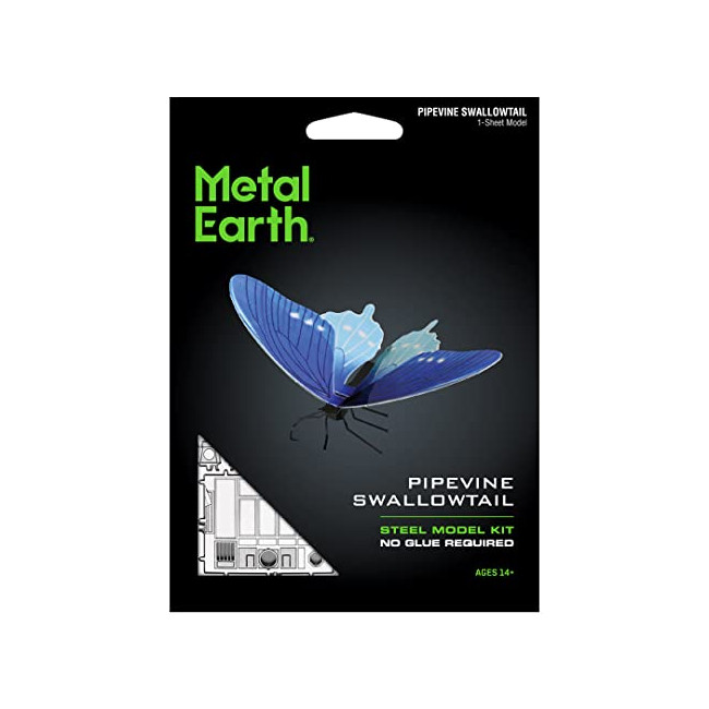 fascinations : Pipevine Swallowtail Butterfly - Kit de modèles en métal 3D.
