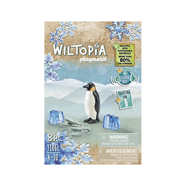 Playmobil Wiltopia - Animaux Carte à Collectionner - Manchot Empereur (71061)