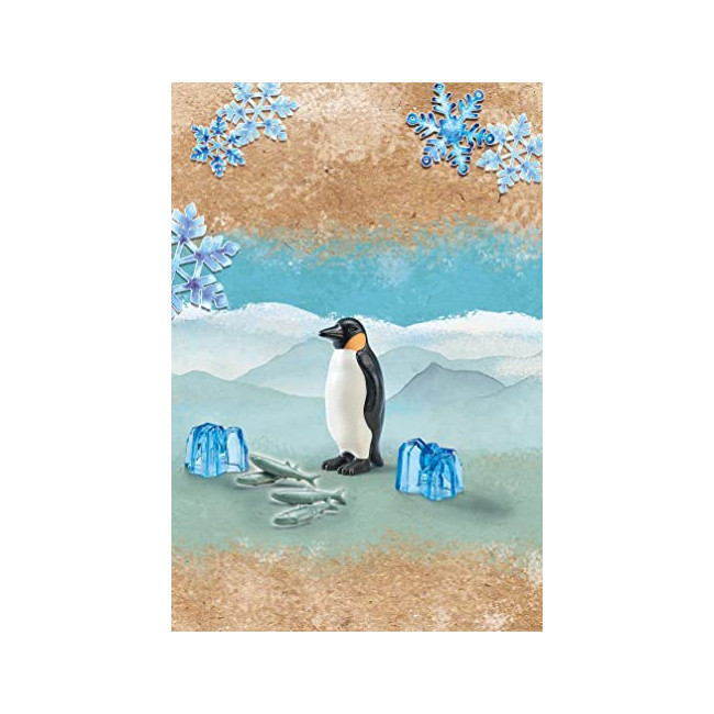 Playmobil Wiltopia - Animaux Carte à Collectionner - Manchot Empereur (71061)