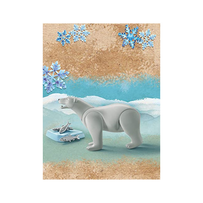 Playmobil Wiltopia - Animaux Carte à Collectionner - Ours Polaire (71053)