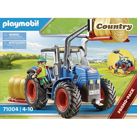 Playmobil 71004 Tracteur et Fermier - Country- La Vie à la Ferme- Promo-Pack Coffret Univers