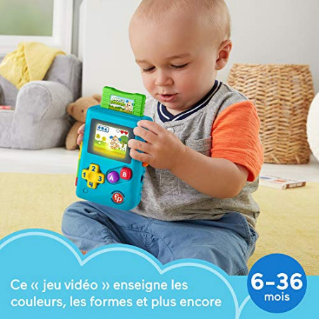 Fisher-Price Rires et Éveil Ma Première Console de Jeu​, jouet musical, version française, pour bébé et enfant de 6 mois à...