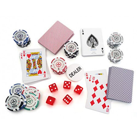 Grimaud - Malette Noire 300 jetons - Poker