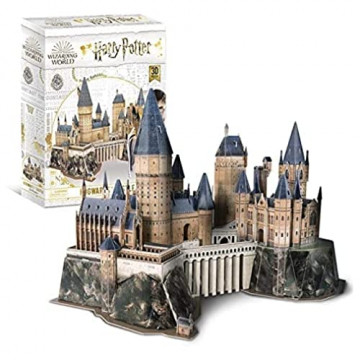 CubicFun | Harry Potter Le Château de Poudlard | Jeu de construction | Puzzle 3D | 197 pièces | À partir de 8 ans | 60
