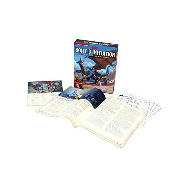Dungeons & Dragons Boîte d’initiation : Dragons de l’Île aux Tempêtes (Version Française)