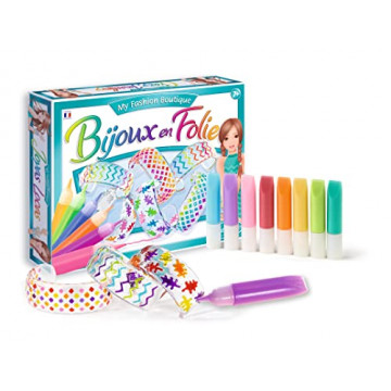 SentoSphère - BIJOUX EN FOLIE - Création de bracelets - Kit loisir créatif - A partir de 7 ans - Fabriqué en france