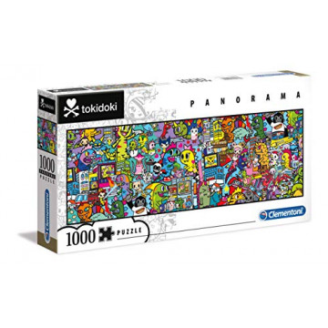 Clementoni Disney Tokidoki-1000 pièces-Puzzle Adulte-fabriqué en Italie, 39568, No Color