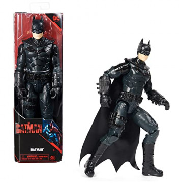 THE BATMAN LE FILM - FIGURINE 30 CM BATMAN - DC COMICS - Figurine Batman Articulée 30 Cm Avec Sculpture Détaillée Du