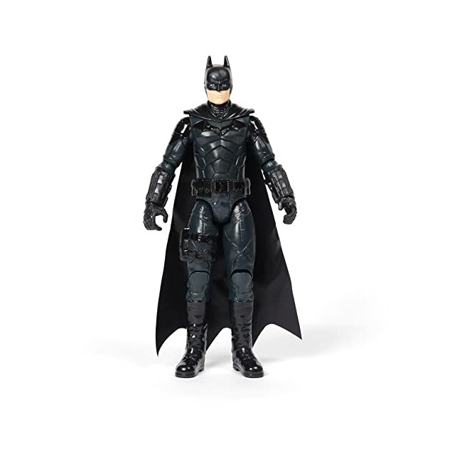 THE BATMAN LE FILM - FIGURINE 30 CM BATMAN - DC COMICS - Figurine Batman Articulée 30 Cm Avec Sculpture Détaillée Du