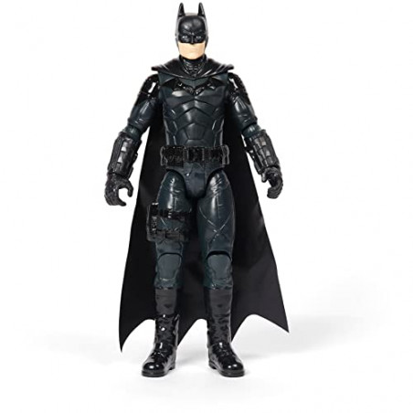 THE BATMAN LE FILM - FIGURINE 30 CM BATMAN - DC COMICS - Figurine Batman Articulée 30 Cm Avec Sculpture Détaillée Du