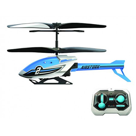 Flybotic by Silverlit - Air Stork 18 cm - Hélicoptère d'Interieur Radiocommandé - Jouet Volant 2 Canaux Infrarouge - 2