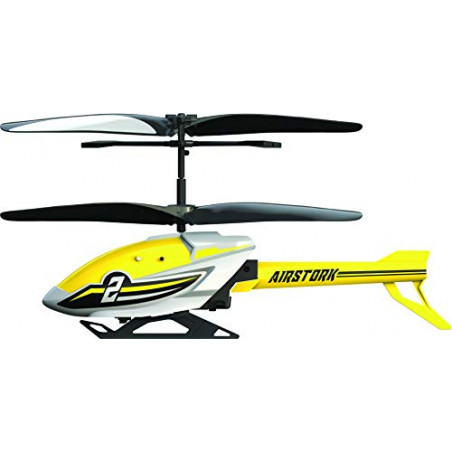 Flybotic by Silverlit - Air Stork 18 cm - Hélicoptère d'Interieur Radiocommandé - Jouet Volant 2 Canaux Infrarouge - 2
