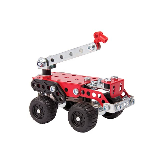 MECCANO - VEHICULES DE SECOURS 3 MODELES - 3 Modèles De Véhicules De Secours A Construire - Jeu de Construction Avec 2