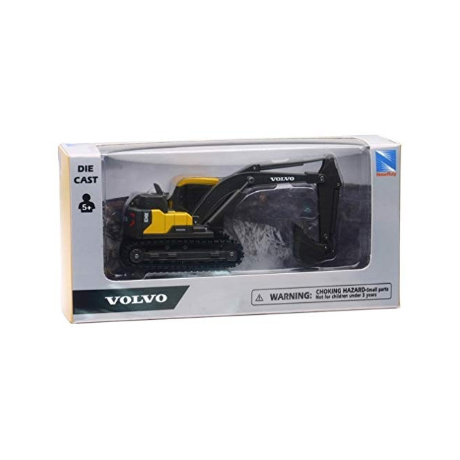 New Ray Pelleteuse Btp Volvo 1/50EME, 32113, Jaune