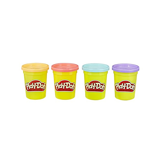 Play-Doh – 4 Pots de Pate A Modeler - Couleurs Sorbets - 112 g chacun